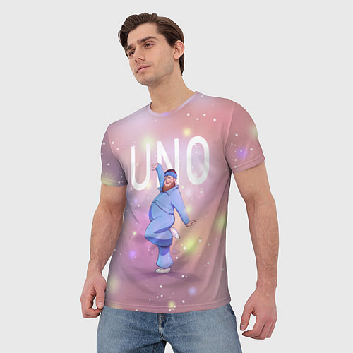 Мужская футболка UNO Little Big / 3D-принт – фото 3