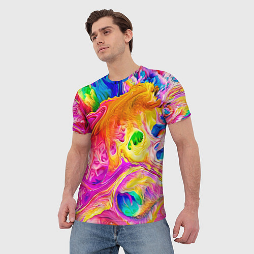 Мужская футболка TIE DYE / 3D-принт – фото 3