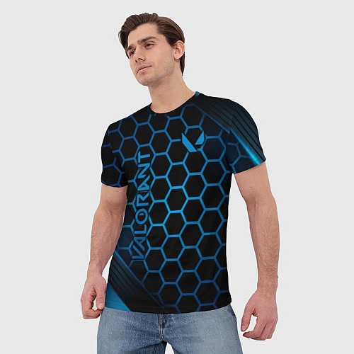 Мужская футболка VALORANT / 3D-принт – фото 3