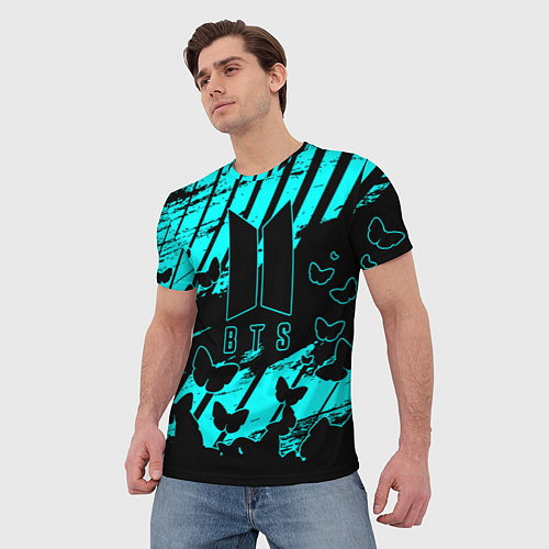 Мужская футболка BTS / 3D-принт – фото 3