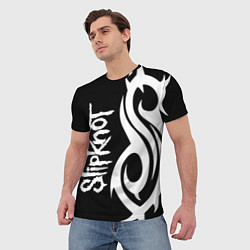 Футболка мужская Slipknot 6, цвет: 3D-принт — фото 2