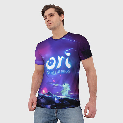 Мужская футболка Ori and the Will of the Wisps / 3D-принт – фото 3