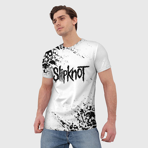 Мужская футболка SLIPKNOT / 3D-принт – фото 3