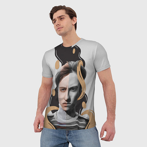 Мужская футболка Бульвар Депо / 3D-принт – фото 3