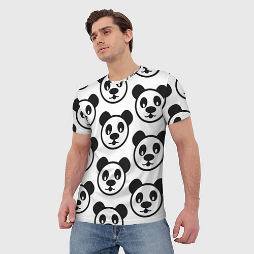 Мужская футболка Panda / 3D-принт – фото 3
