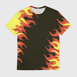 Футболка мужская ОГОНЬ, цвет: 3D-принт
