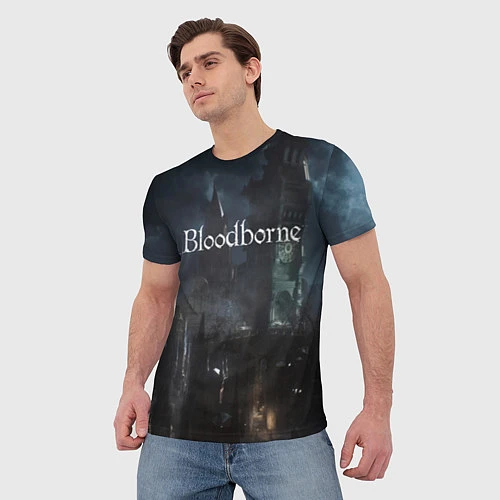 Мужская футболка Bloodborne / 3D-принт – фото 3