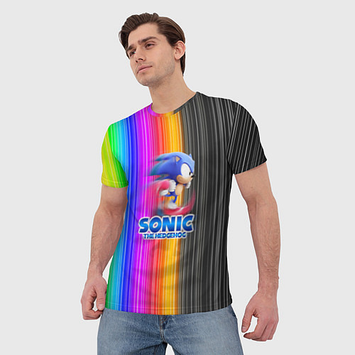 Мужская футболка SONIC 2020 / 3D-принт – фото 3