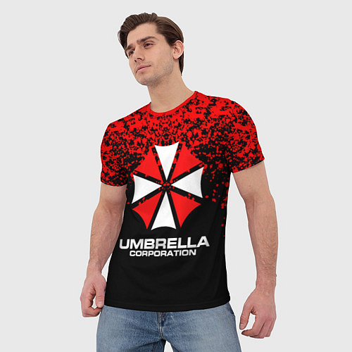 Мужская футболка Umbrella Corporation / 3D-принт – фото 3