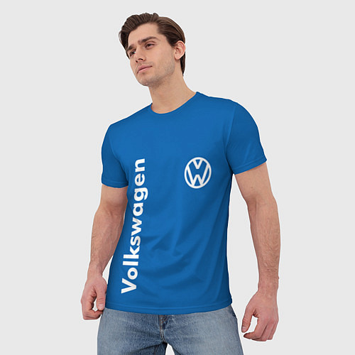 Мужская футболка Volkswagen / 3D-принт – фото 3