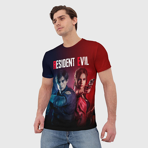 Мужская футболка Resident Evil 2 / 3D-принт – фото 3