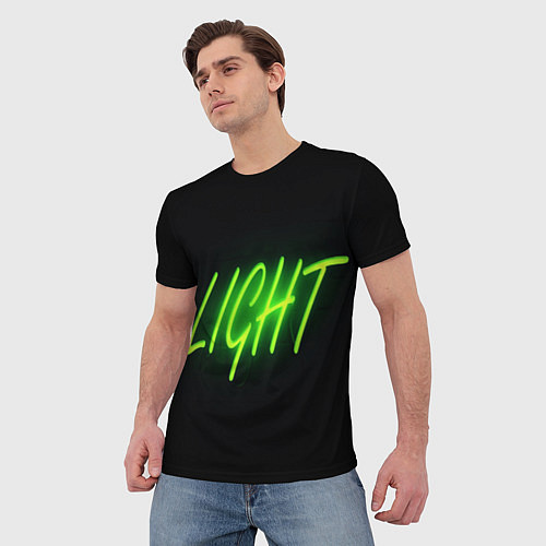 Мужская футболка LIGHT / 3D-принт – фото 3