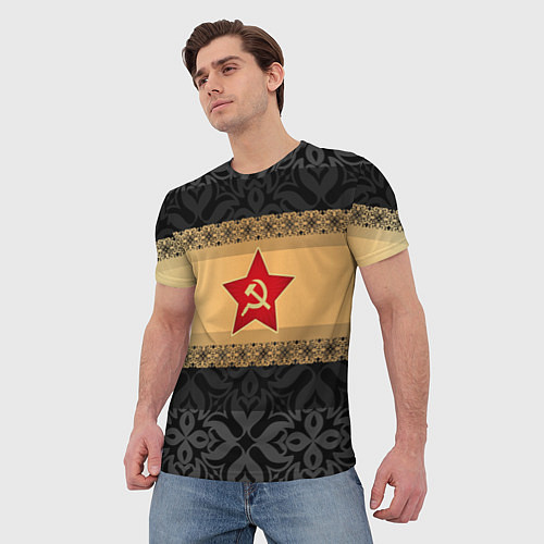 Мужская футболка СССР / 3D-принт – фото 3