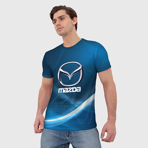 Мужская футболка MAZDA / 3D-принт – фото 3