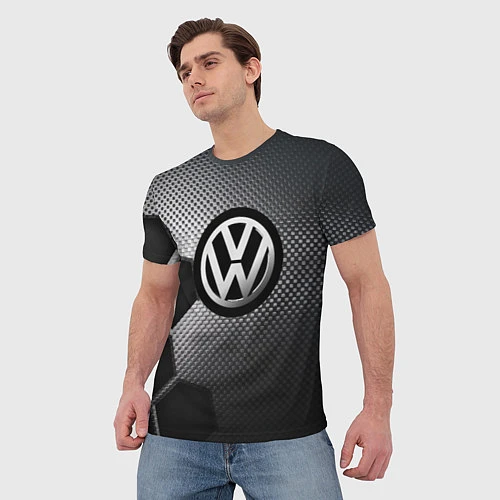 Мужская футболка VOLKSWAGEN / 3D-принт – фото 3