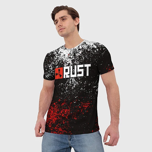 Мужская футболка RUST / 3D-принт – фото 3