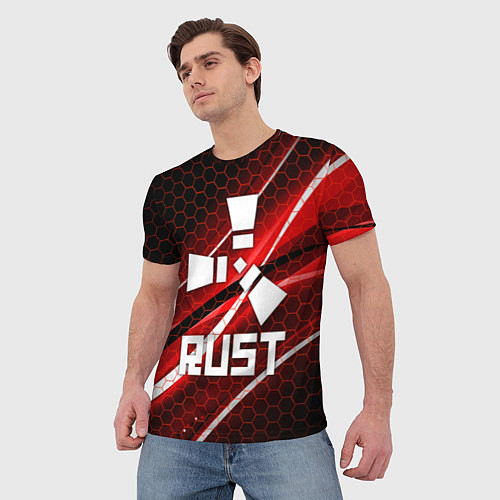 Мужская футболка RUST / 3D-принт – фото 3