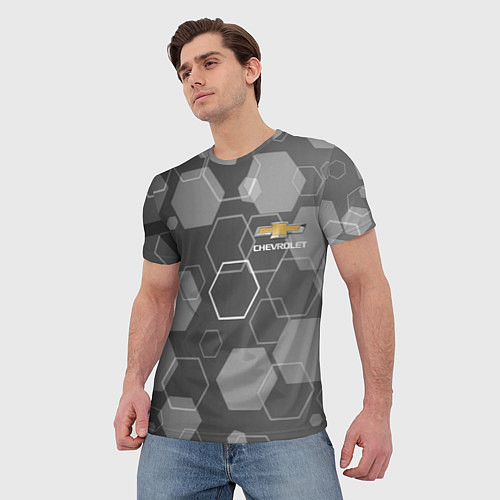 Мужская футболка CHEVROLET 2010-2013 / 3D-принт – фото 3