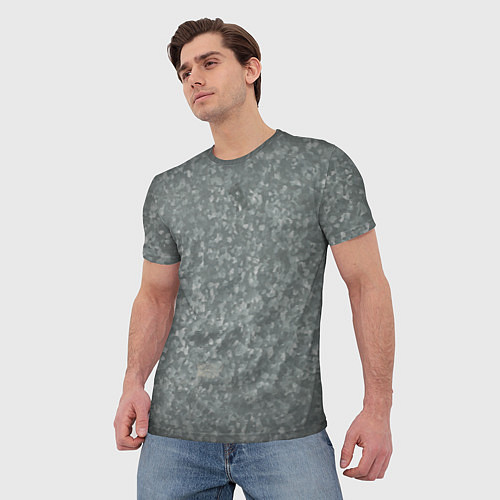 Мужская футболка Цинк / 3D-принт – фото 3