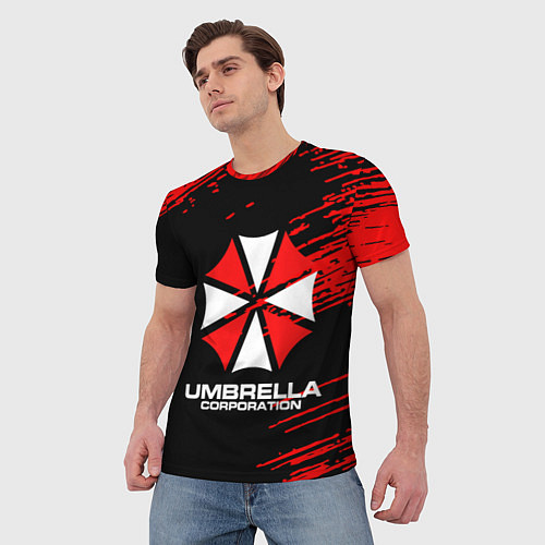 Мужская футболка Umbrella Corporation / 3D-принт – фото 3