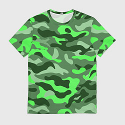 Футболка мужская CAMOUFLAGE GREEN, цвет: 3D-принт
