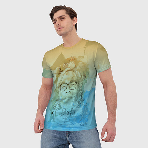 Мужская футболка Hayao Miyazaki / 3D-принт – фото 3