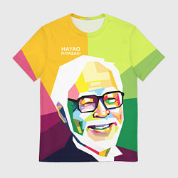Футболка мужская Hayao Miyazaki, цвет: 3D-принт