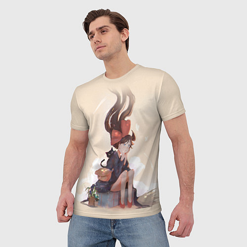 Мужская футболка Kiki’s Delivery Service / 3D-принт – фото 3