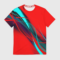 Футболка мужская GEOMETRY STRIPES, цвет: 3D-принт