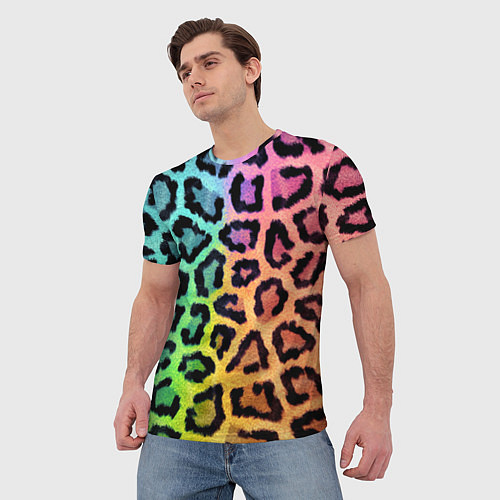 Мужская футболка JAGUAR GRADIENT / 3D-принт – фото 3