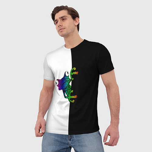 Мужская футболка Лягуха / 3D-принт – фото 3