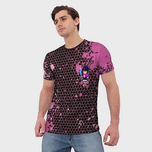 Мужская футболка Brawl Stars BIBI / 3D-принт – фото 3