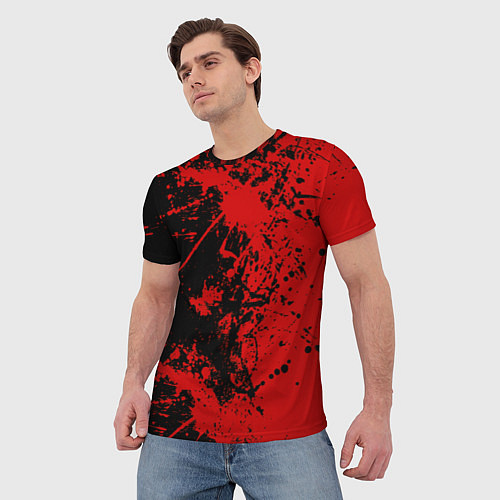 Мужская футболка Кровь врага / 3D-принт – фото 3