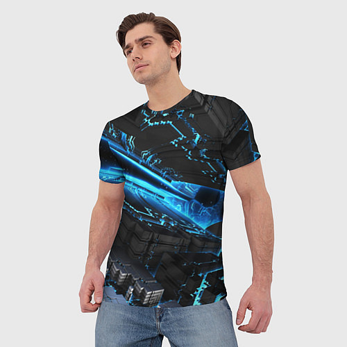 Мужская футболка DIGITAL ABSTRACT / 3D-принт – фото 3
