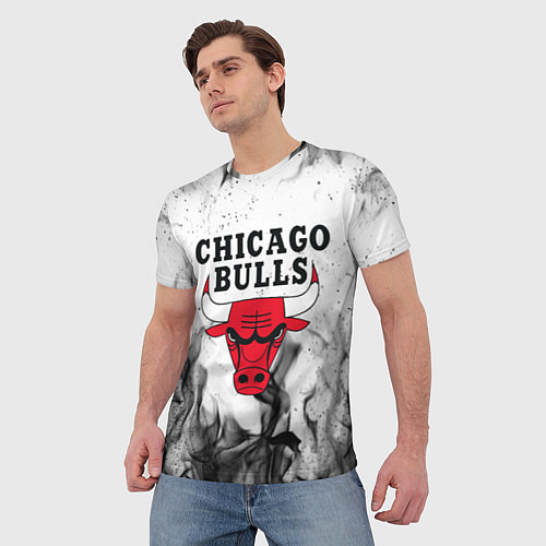 Мужская футболка CHICAGO BULLS / 3D-принт – фото 3