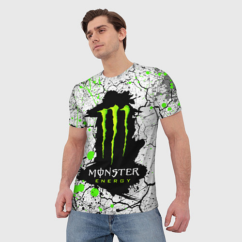 Мужская футболка MONSTER ENERGY Z / 3D-принт – фото 3