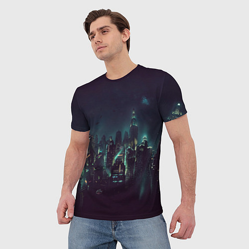 Мужская футболка Bioshock Rapture / 3D-принт – фото 3