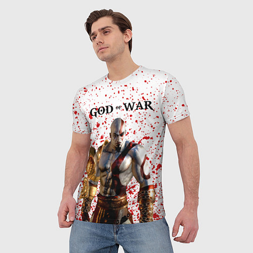 Мужская футболка GOD OF WAR / 3D-принт – фото 3