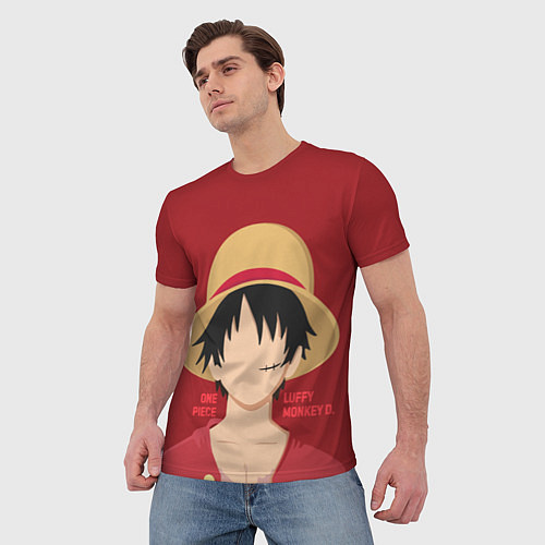 Мужская футболка Luffy / 3D-принт – фото 3