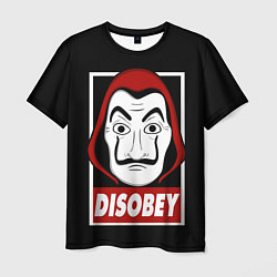 Футболка мужская Disobey, цвет: 3D-принт