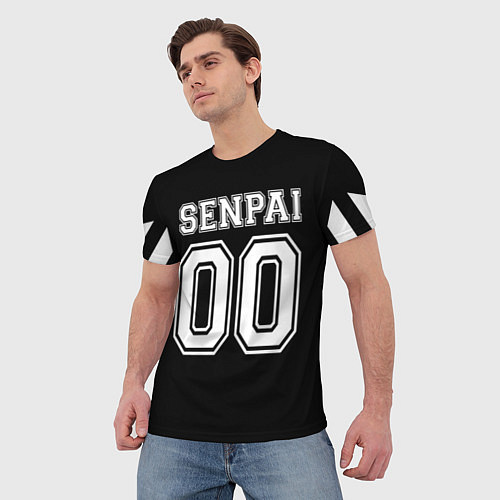 Мужская футболка SENPAI / 3D-принт – фото 3