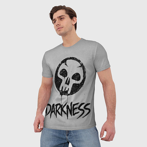 Мужская футболка Emblems Darkness / 3D-принт – фото 3