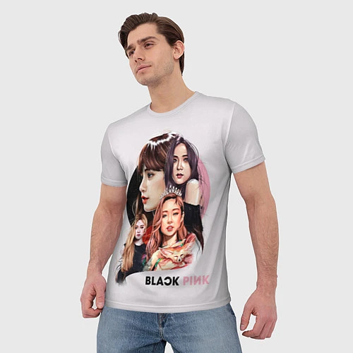 Мужская футболка Blackpink / 3D-принт – фото 3