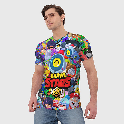 Мужская футболка BRAWL STARS NANI / 3D-принт – фото 3