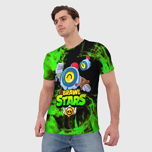 Мужская футболка BRAWL STARS NANI / 3D-принт – фото 3
