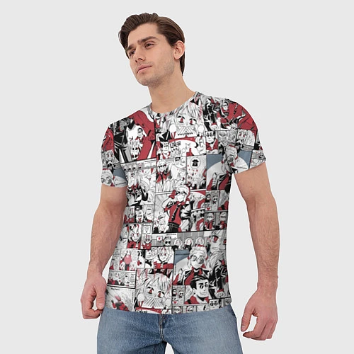 Мужская футболка HELLTAKER / 3D-принт – фото 3