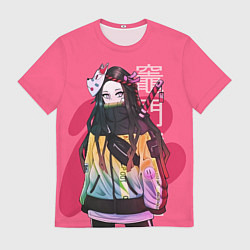 Футболка мужская Нэдзуко Камадо, цвет: 3D-принт