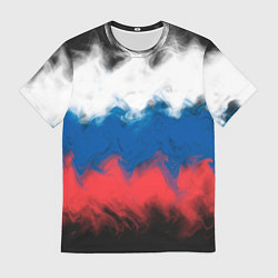 Футболка мужская Россия, цвет: 3D-принт