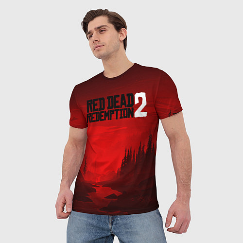 Мужская футболка Red Dead Redemption 2 / 3D-принт – фото 3
