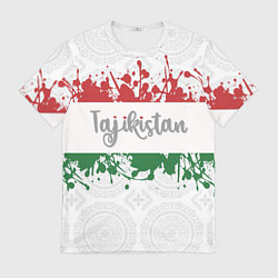 Футболка мужская Таджикистан, цвет: 3D-принт